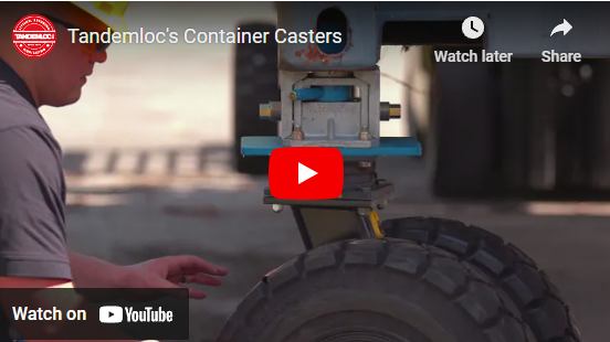 A YouTube Thumbnail of a Container Caster
